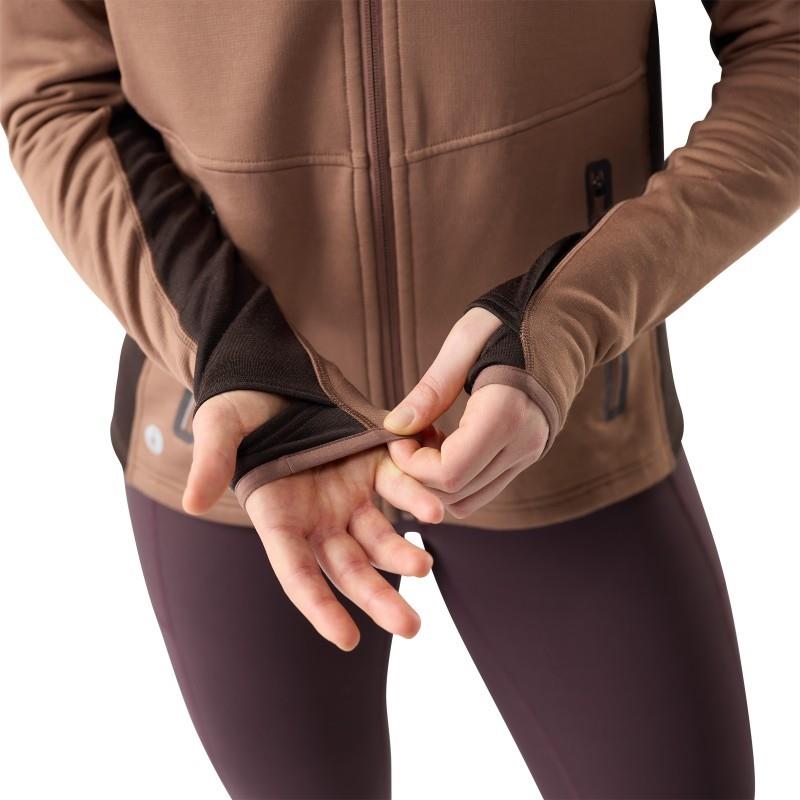 Active Fleece Jacket - Womens - mocha 1