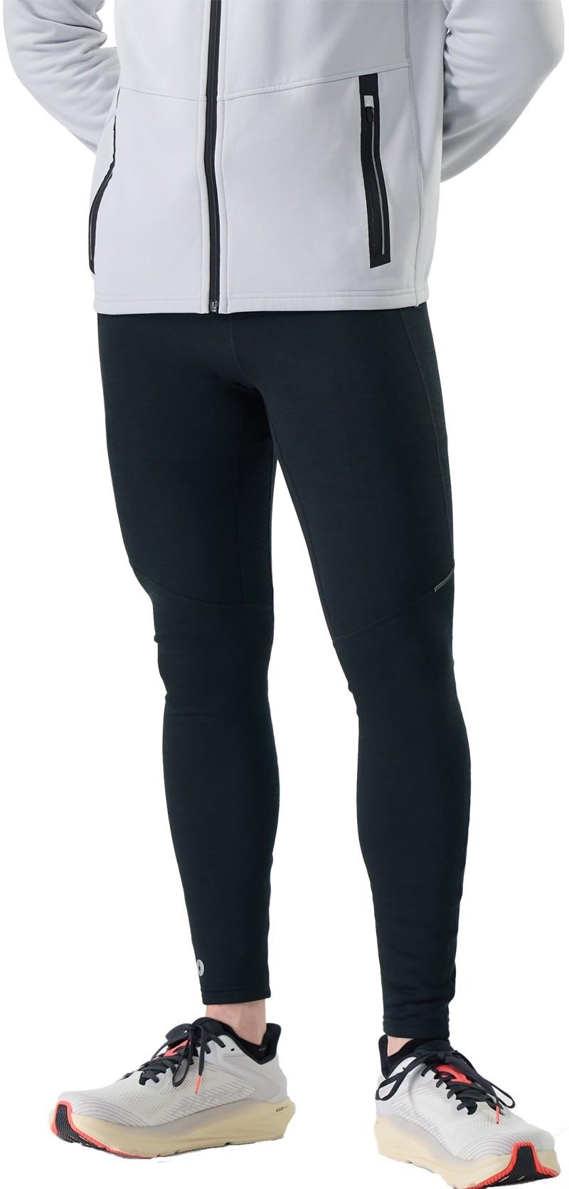 Active Fleece Tights - Mens - black 1