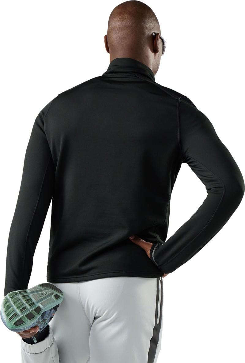 Active Fleece Wind 1/2 Zip - Mens - black 1