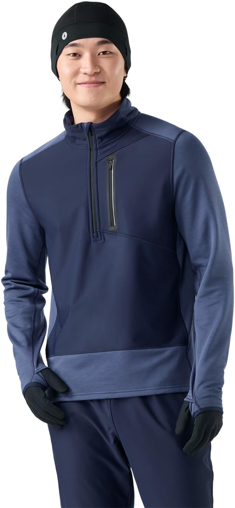 Active Fleece Wind 1/2 Zip - Mens - deep navy 1