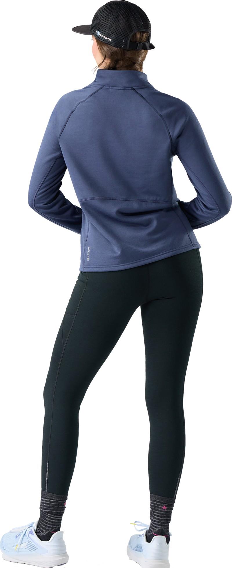 Active Fleece Wind 1/2 Zip - Womens - nightfall blue / deep navy 1