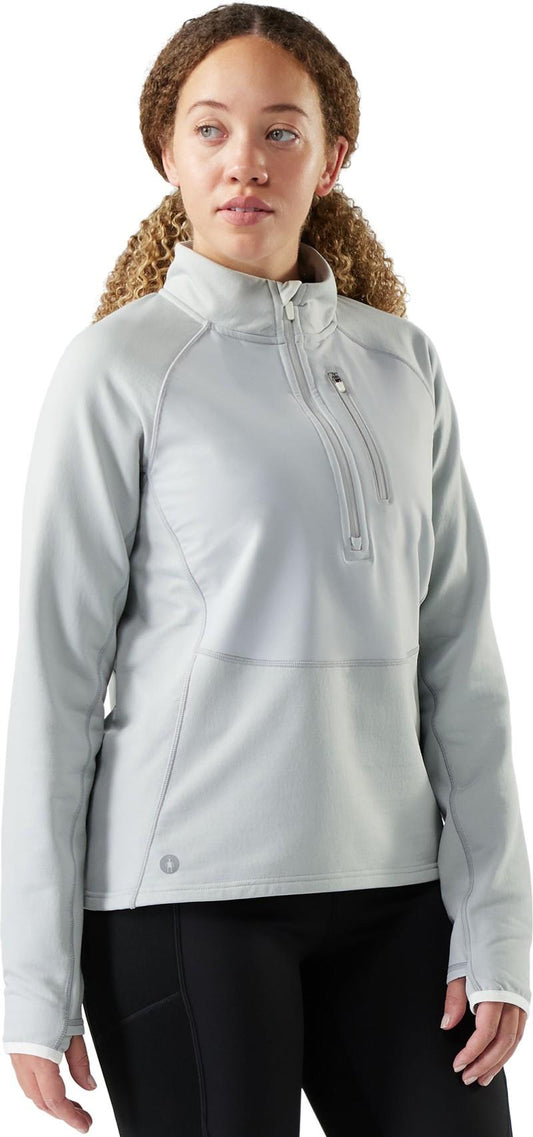 Active Fleece Wind 1/2 Zip - Womens - storm gray 1