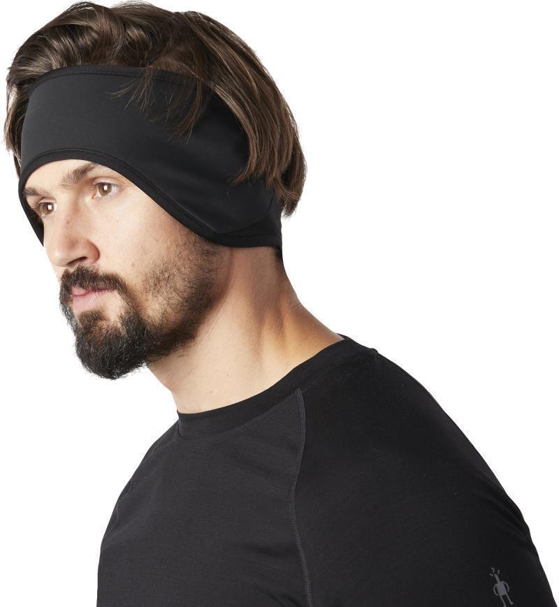 Active Fleece Wind Headband - Black 2