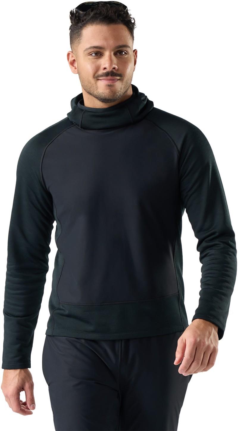 Active Fleece Wind Hoodie - Mens - black 1