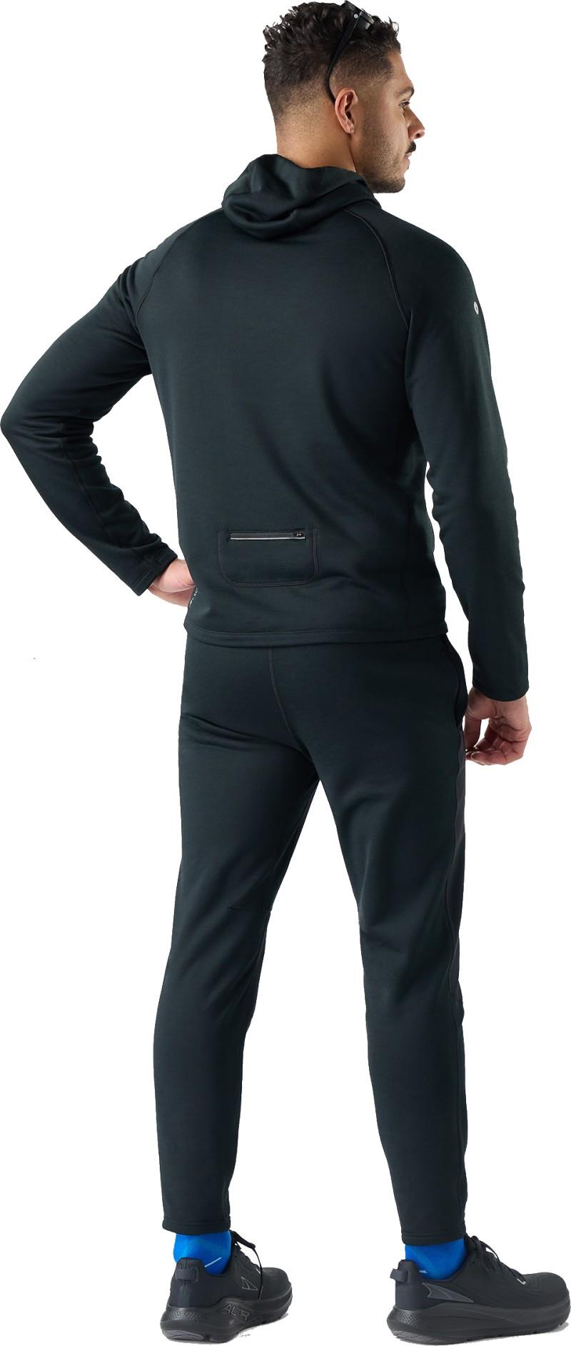 Active Fleece Wind Hoodie - Mens - black 1