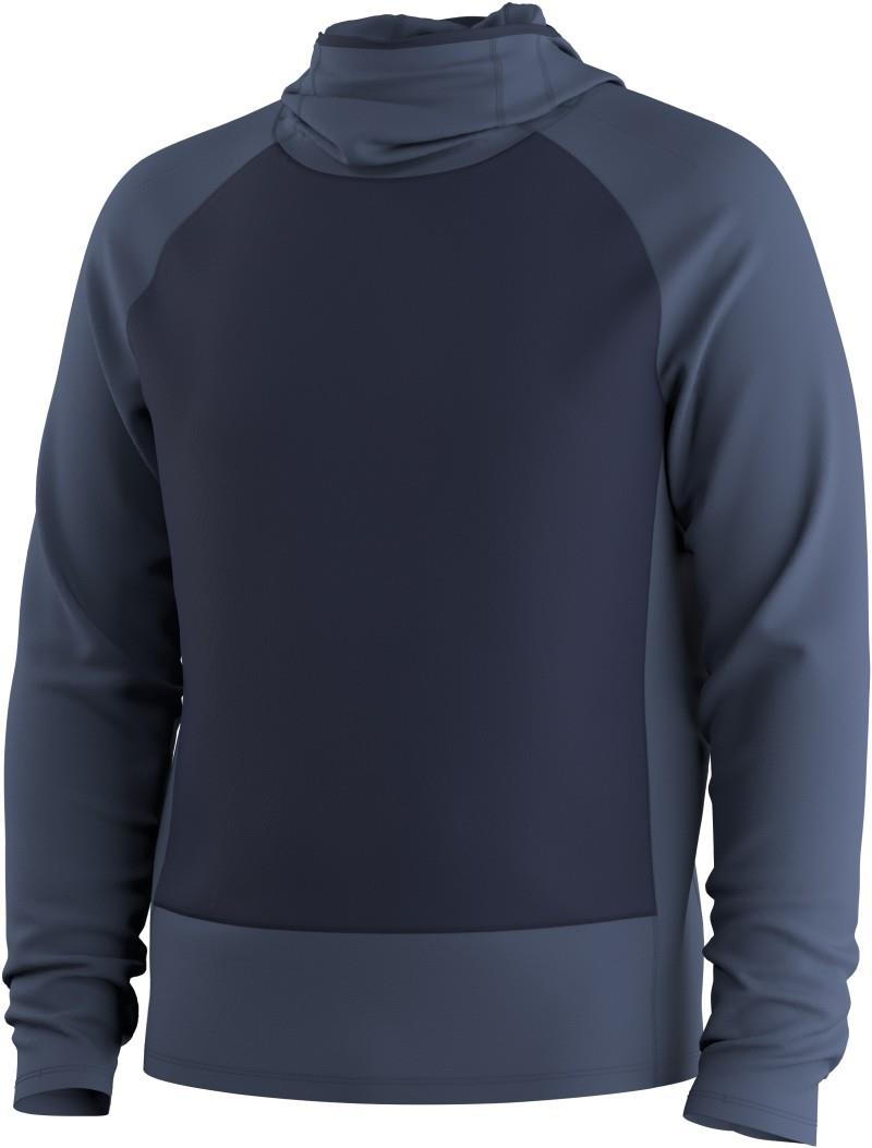Active Fleece Wind Hoodie - Mens - nightfall blue / deep navy 1