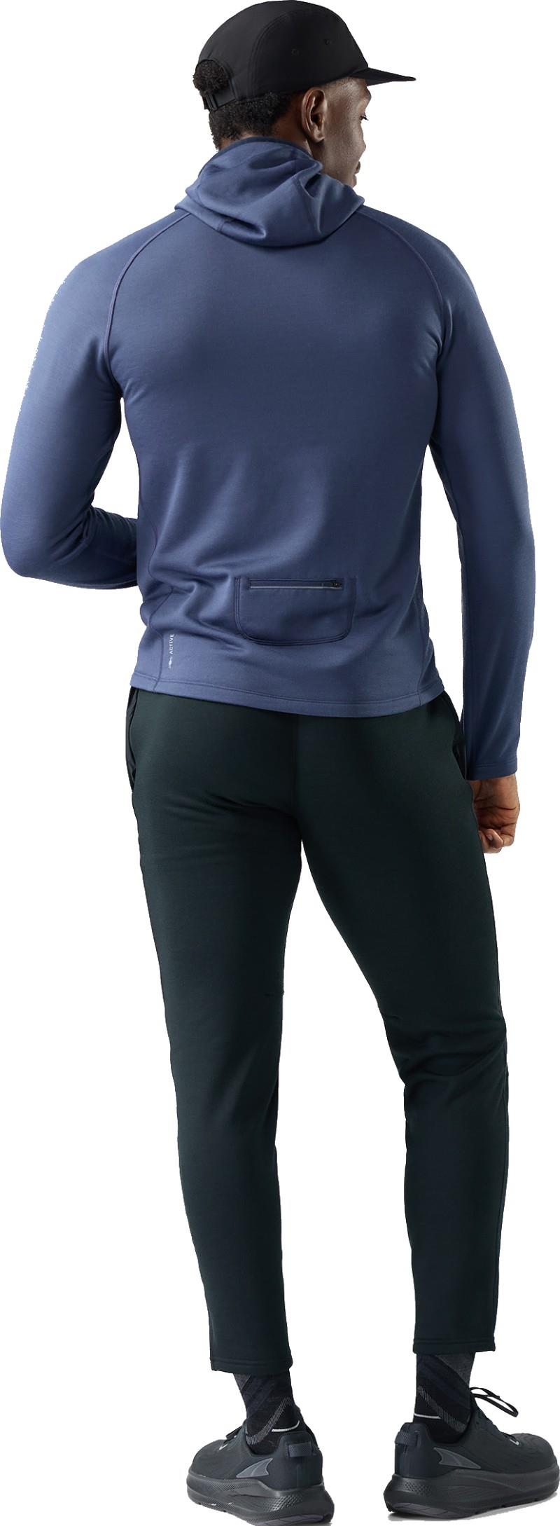 Active Fleece Wind Hoodie - Mens - nightfall blue / deep navy 1