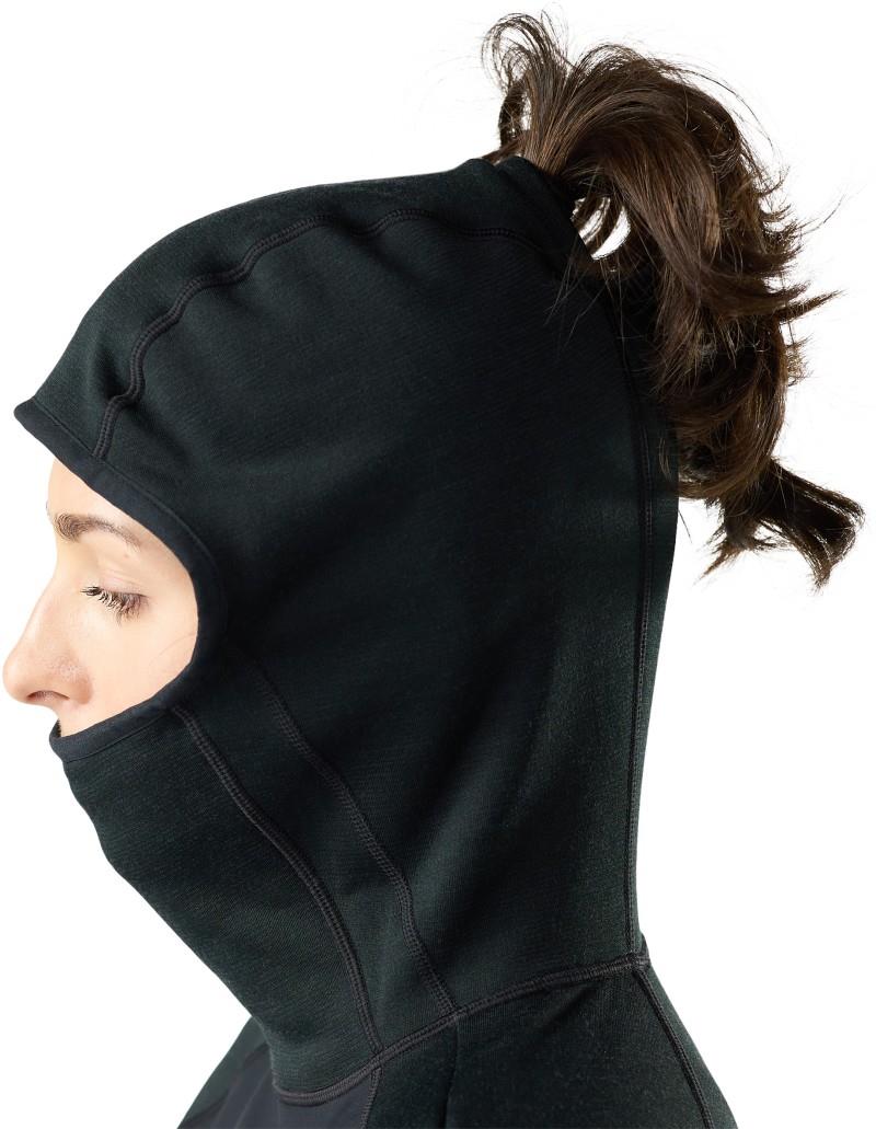 Active Fleece Wind Hoodie - Womens - black 1
