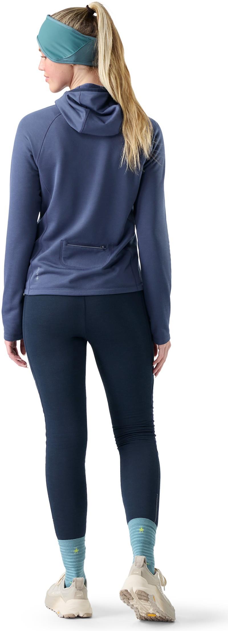 Active Fleece Wind Hoodie - Womens - nightfall blue / deep navy 1