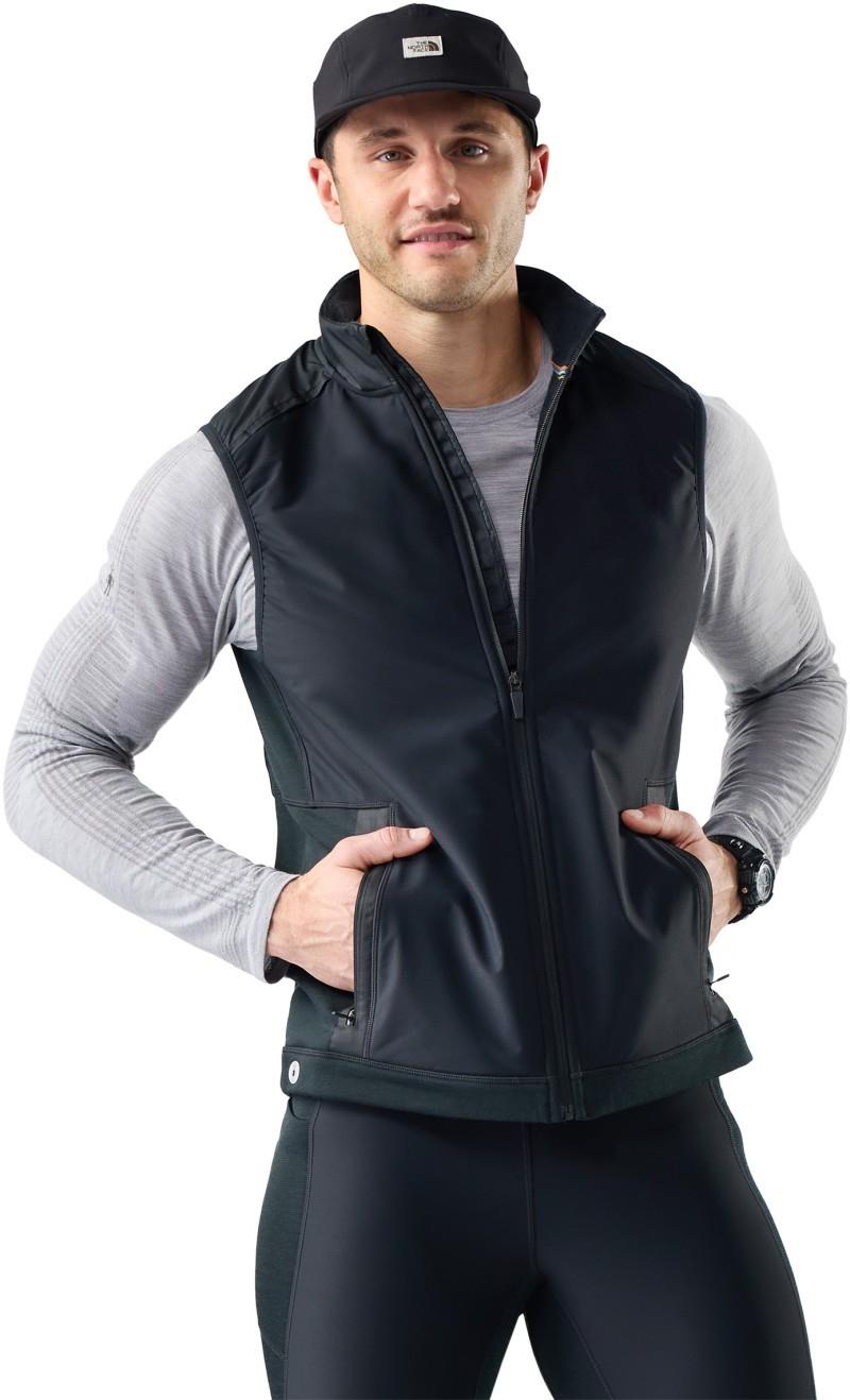 Active Fleece Wind Insulated Vest - Mens - black 1