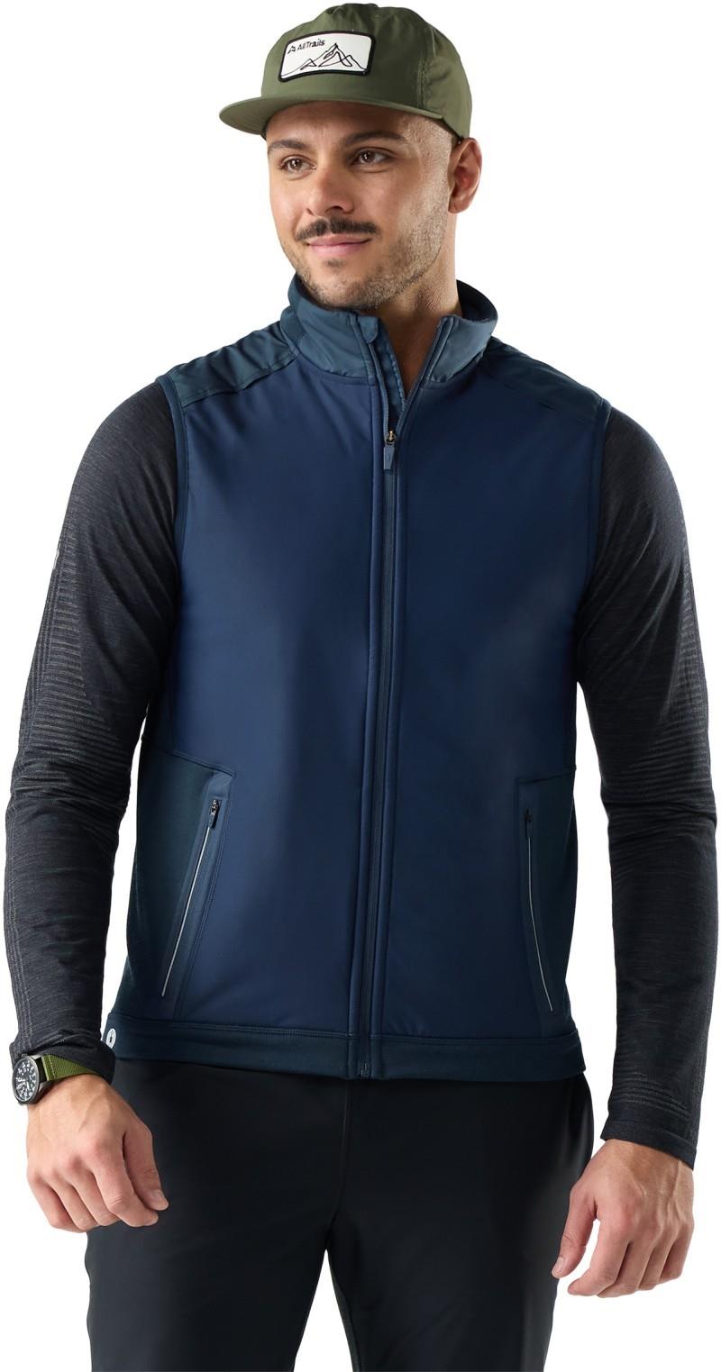 Active Fleece Wind Insulated Vest - Mens - deep navy 1
