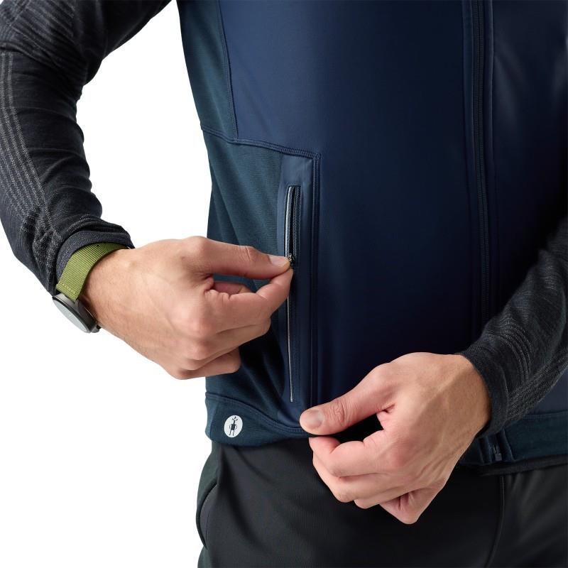 Active Fleece Wind Insulated Vest - Mens - deep navy 1
