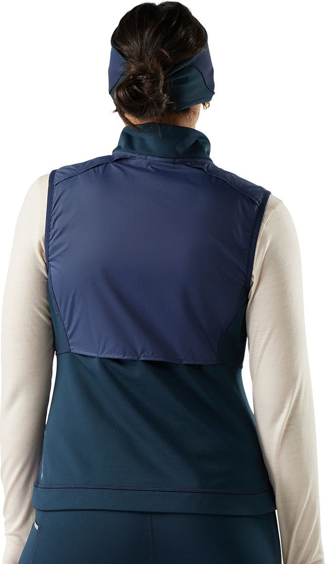 Active Fleece Wind Insulated Vest - Womens - deep navy 1