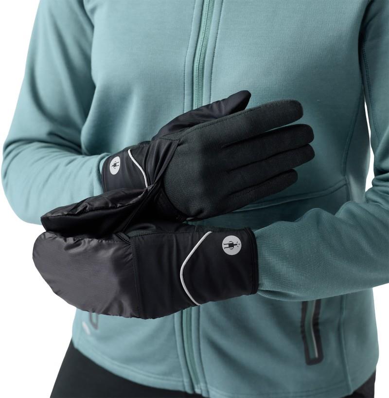 Active Fleece Wind Mittens - black 1