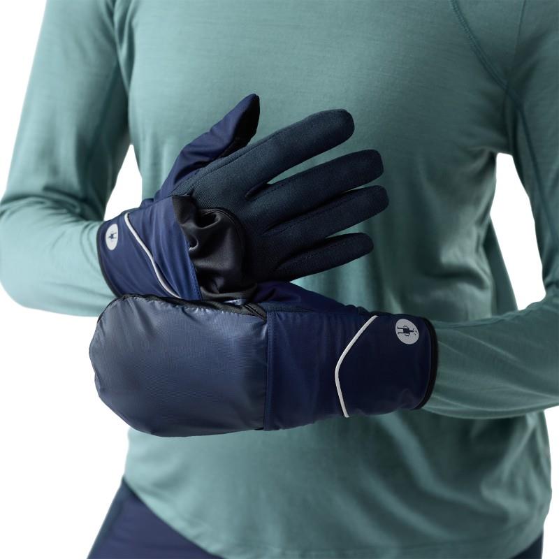 Active Fleece Wind Mittens - deep navy 1
