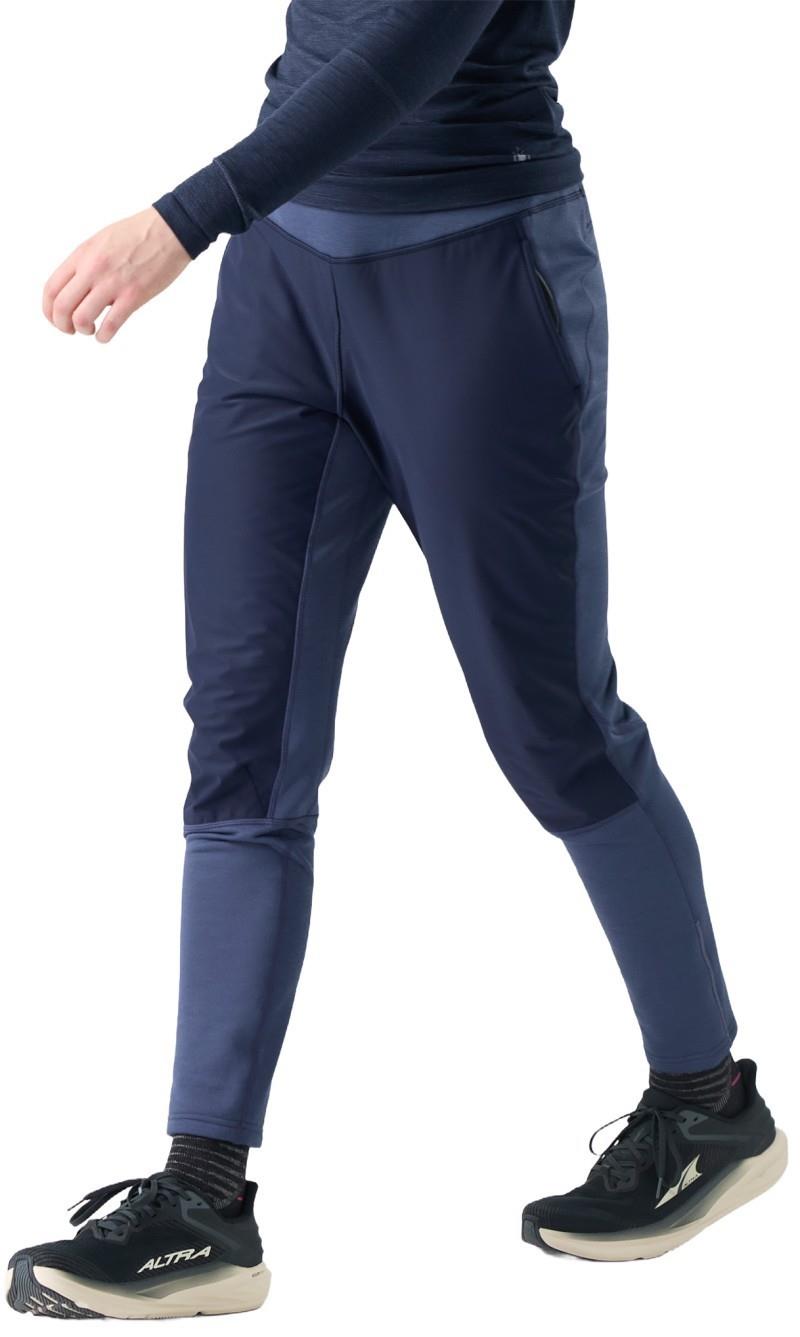 Active Fleece Wind Pants - Womens - nightfall blue / deep navy 1