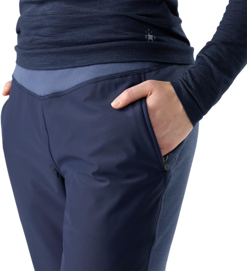 Active Fleece Wind Pants - Womens - nightfall blue / deep navy 1