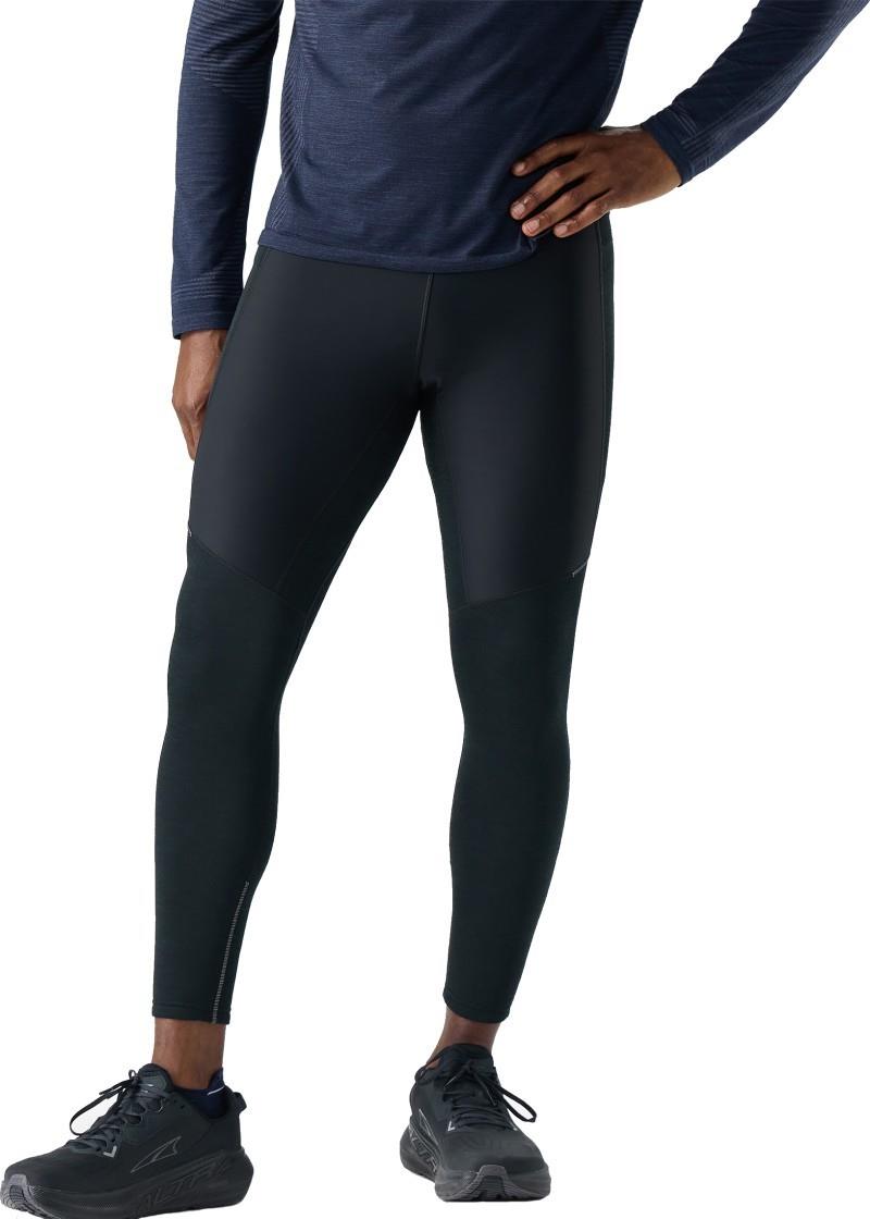 Active Fleece Wind Tights - Mens - black 1