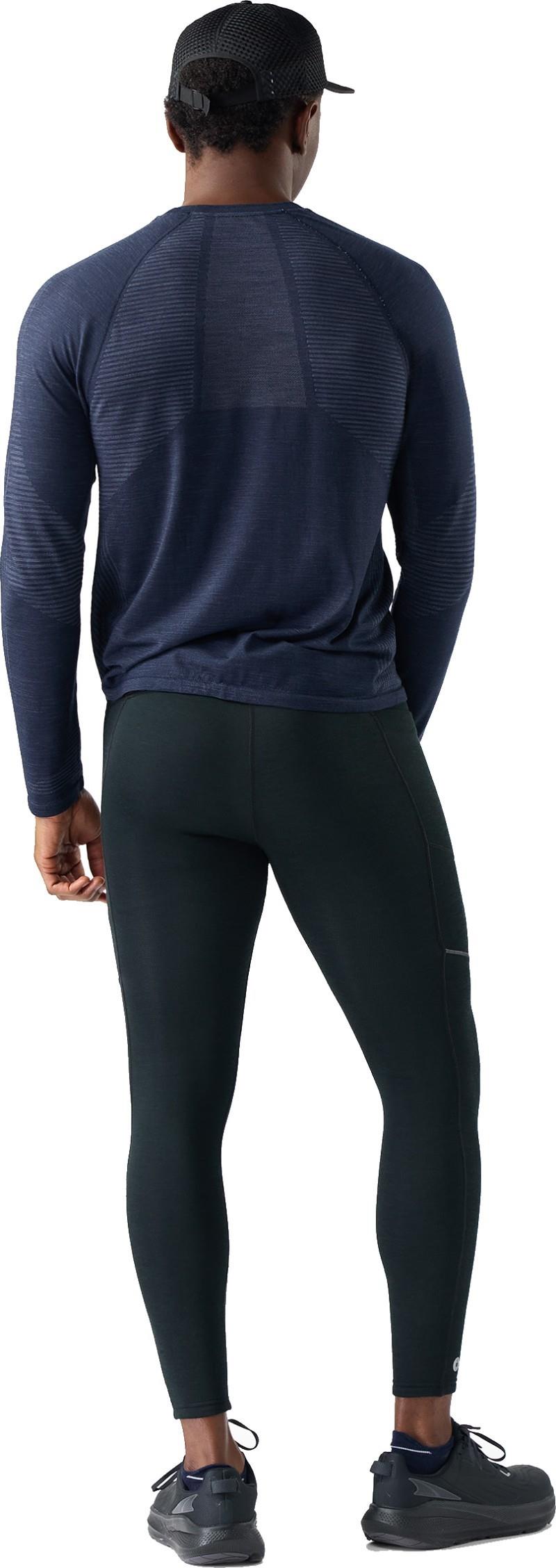 Active Fleece Wind Tights - Mens - black 1