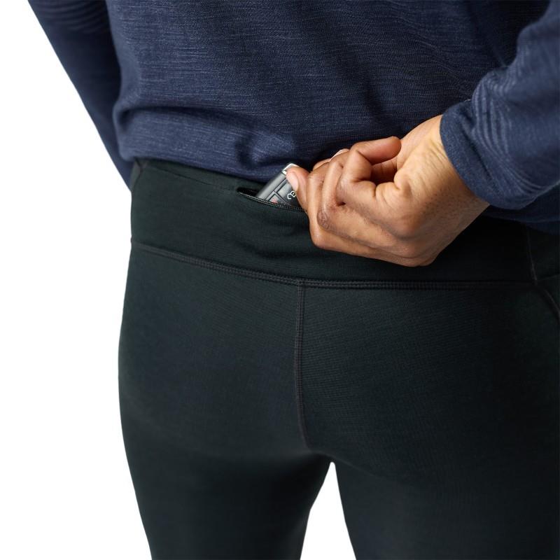 Active Fleece Wind Tights - Mens - black 1