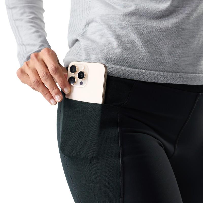 Active Fleece Wind Tights - Womens - black 1