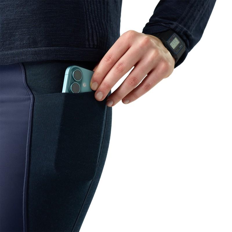 Active Fleece Wind Tights - Womens - deep navy 1