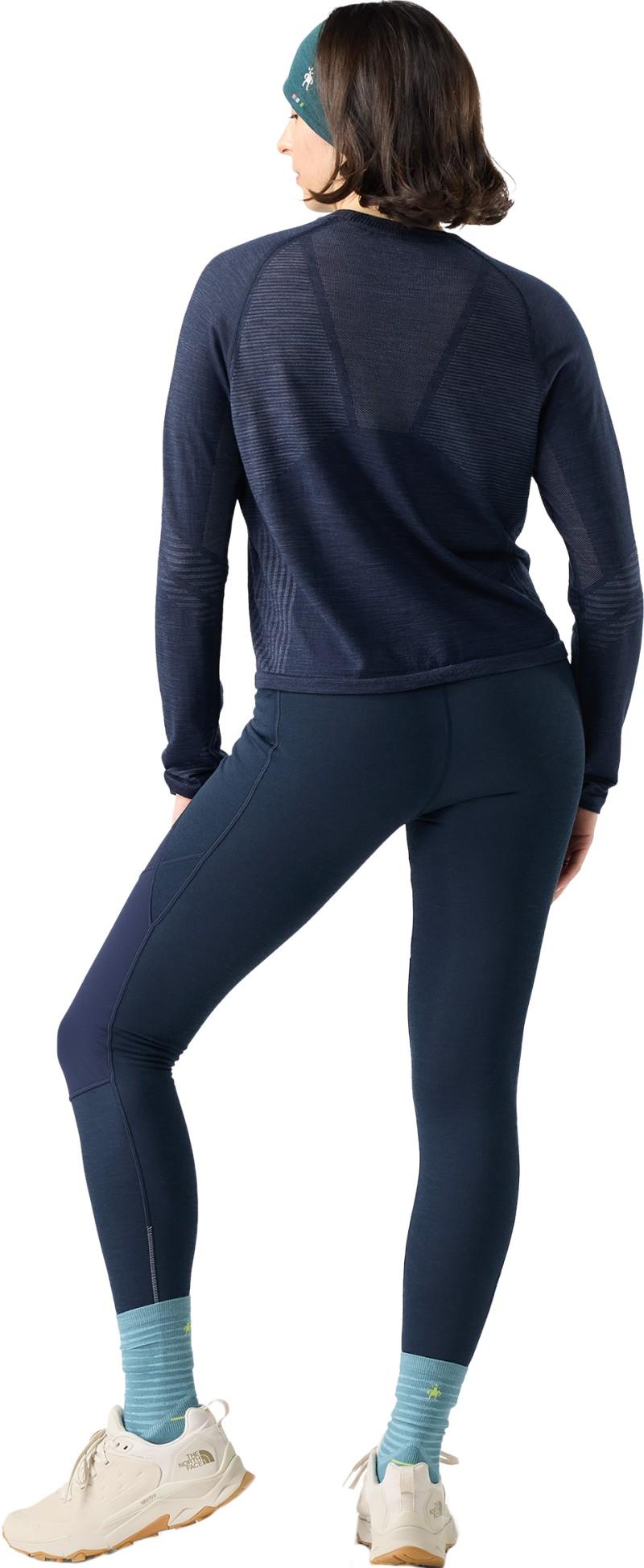 Active Fleece Wind Tights - Womens - deep navy 1