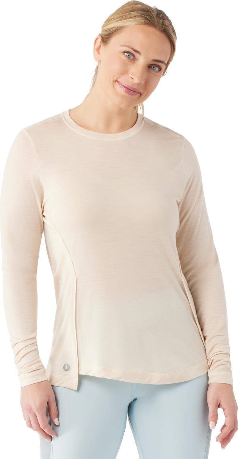 Active LS Crew - Womens - Almond Heather 2