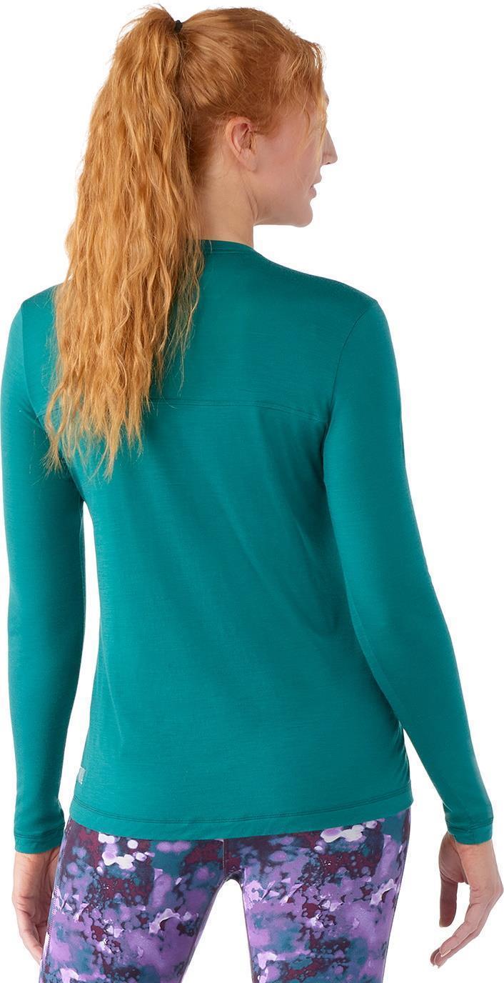 Active LS Crew - Womens - Emerald Green 3