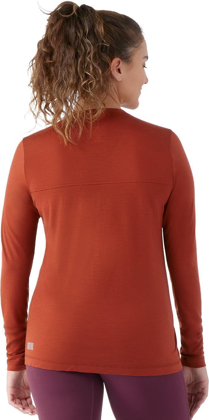 Active LS Crew - Womens - Pecan Brown 3
