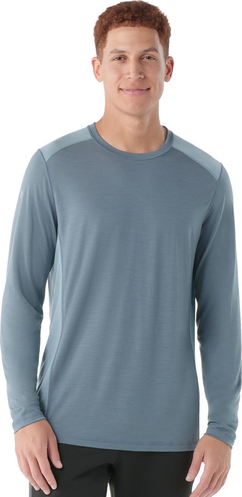 Active LS Tee - Mens - Pewter Blue 2