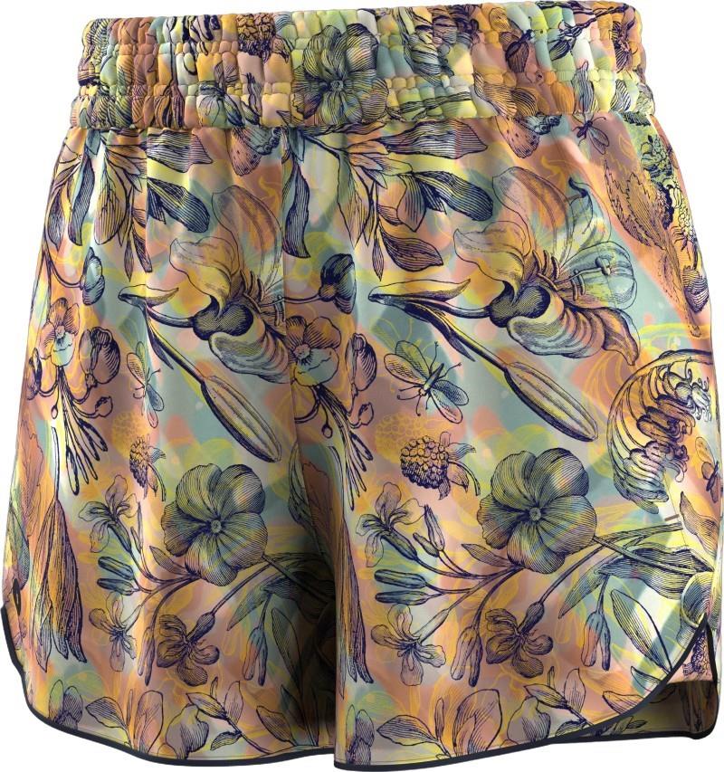 Active Lined Shorts, 3" Inseam - Womens - multi floral party 1