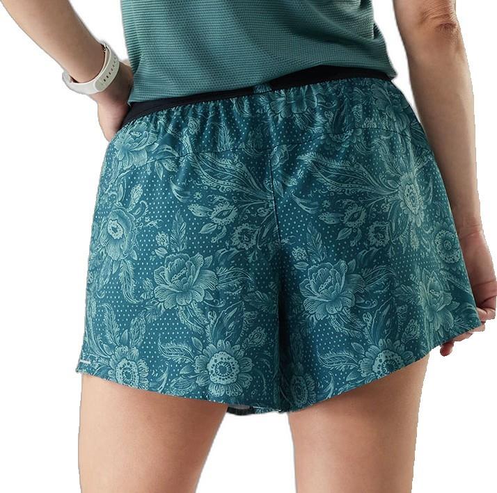Active Lined Shorts, 4" Inseam - Womens - twilight rustic floral 1