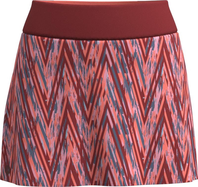 Active Lined Skirt - coral reef zigzag 1