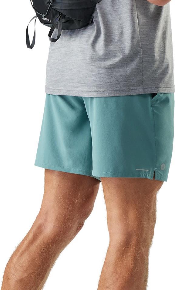 Active Linerless Shorts, 7" Inseam - Mens - dusty teal 1