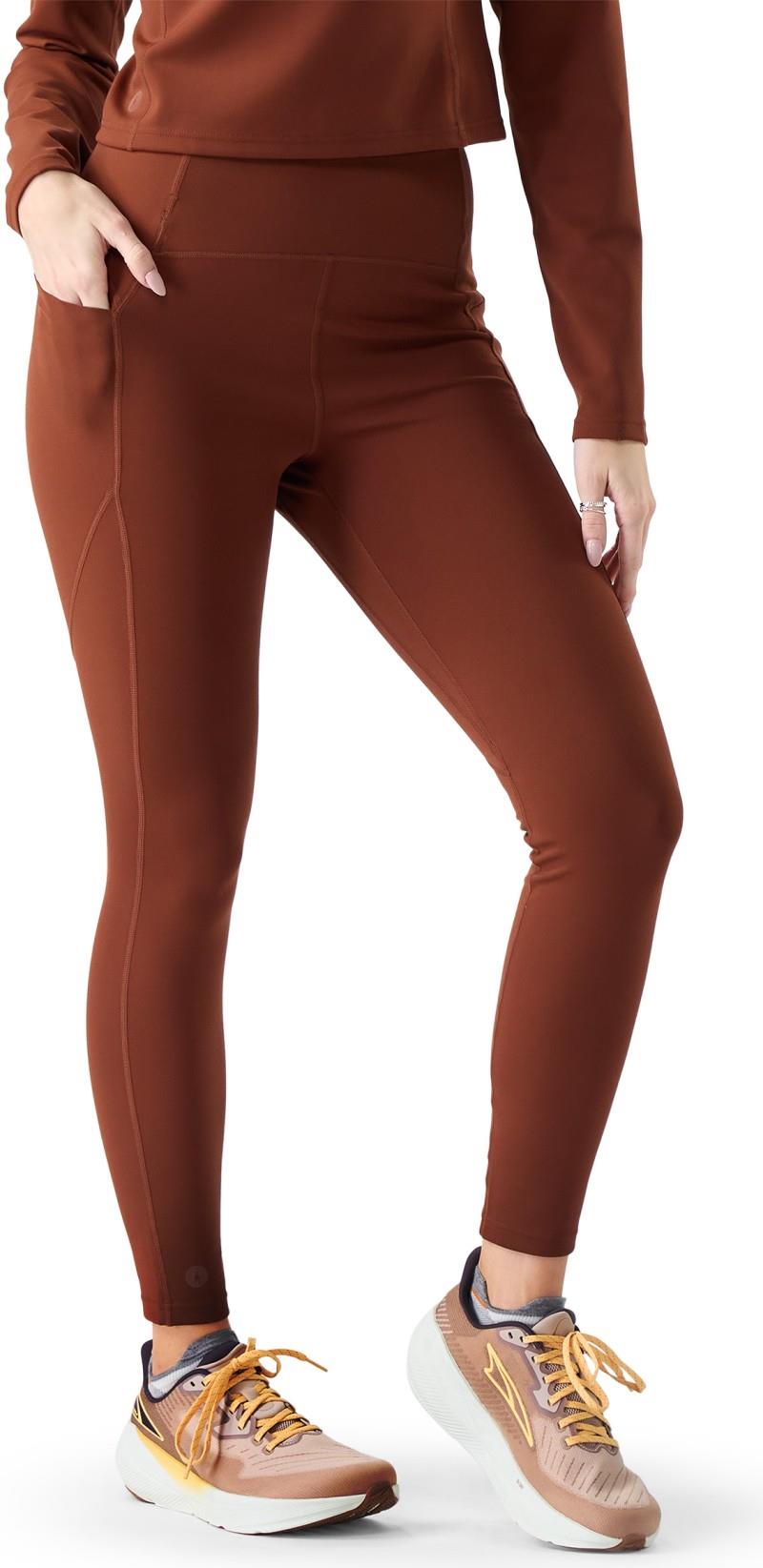 Active Merino Movement Tights - Womens - burnt sienna 1