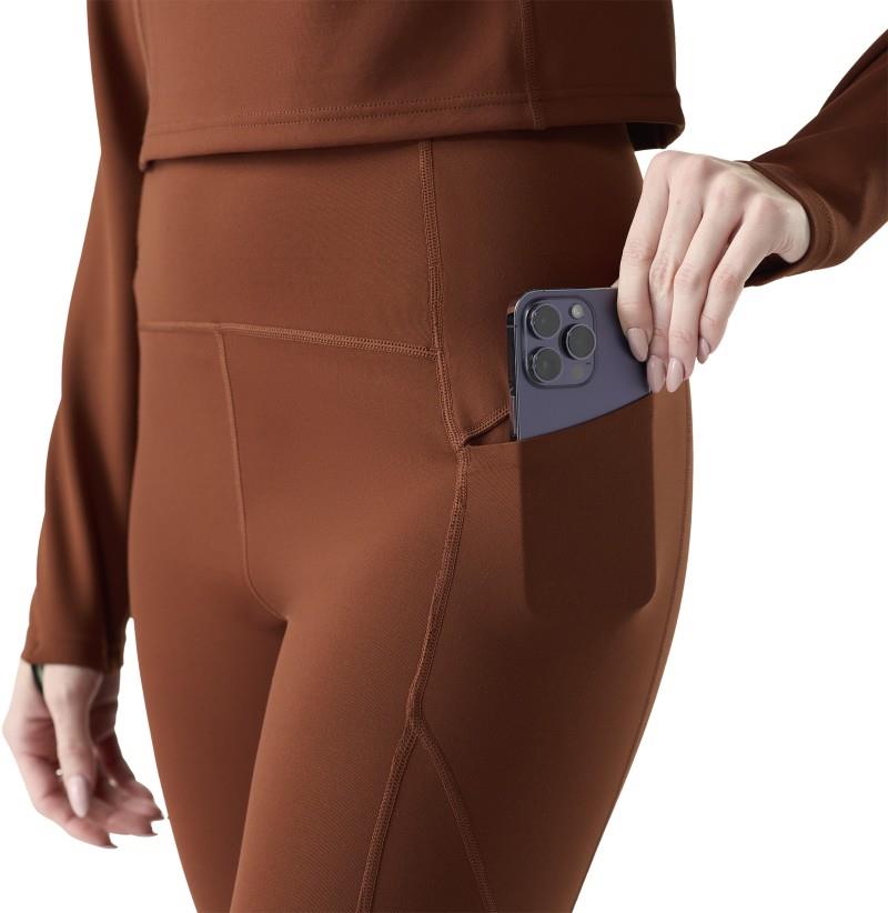Active Merino Movement Tights - Womens - burnt sienna 1