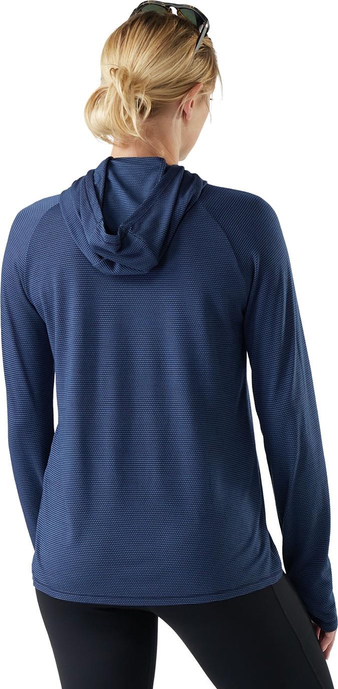 Active Mesh Hoodie - Womens - nightfall blue / deep navy 1