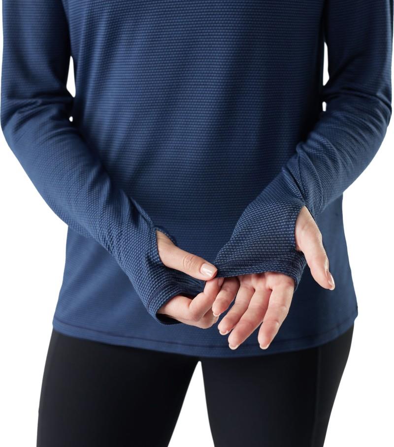 Active Mesh Hoodie - Womens - nightfall blue / deep navy 1