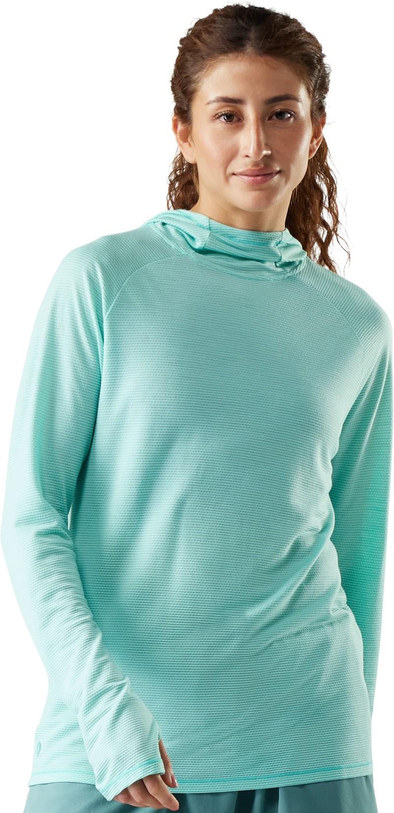 Active Mesh Hoodie - Womens - pacific blue 1