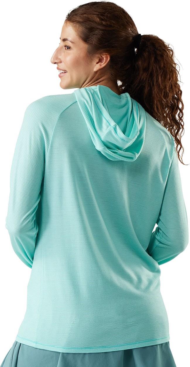 Active Mesh Hoodie - Womens - pacific blue 1