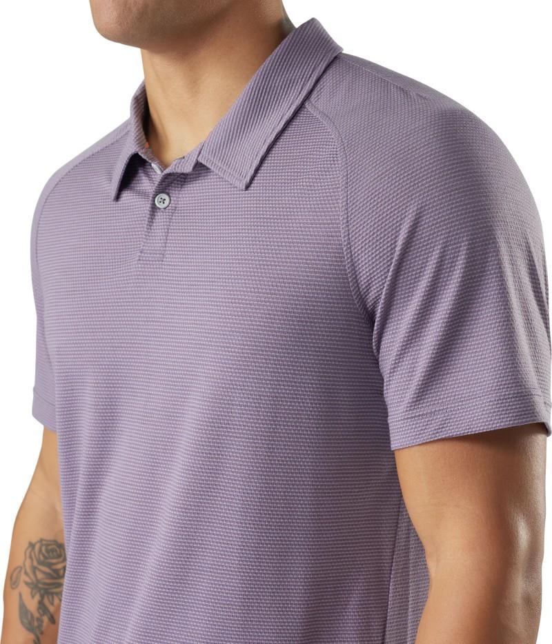 Active Mesh Polo - Mens - purple storm heather 1