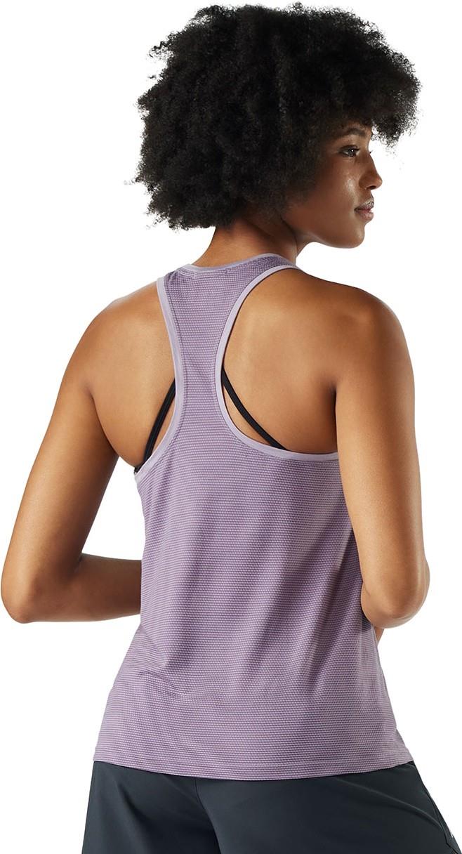 Active Mesh Racerback Tank - Womens - purple storm heather 1