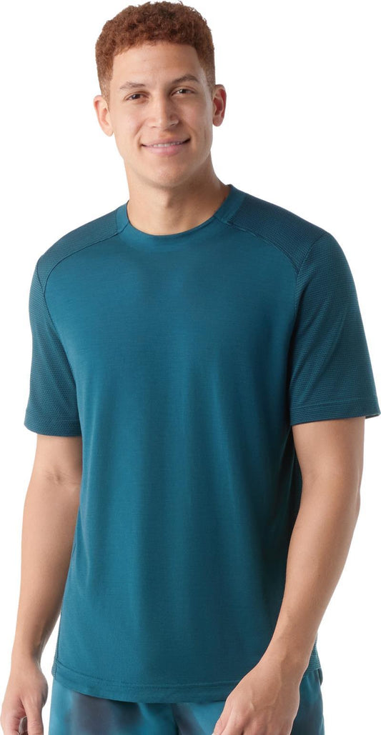 Active Mesh SS Tee - Mens - Twilight Blue 1