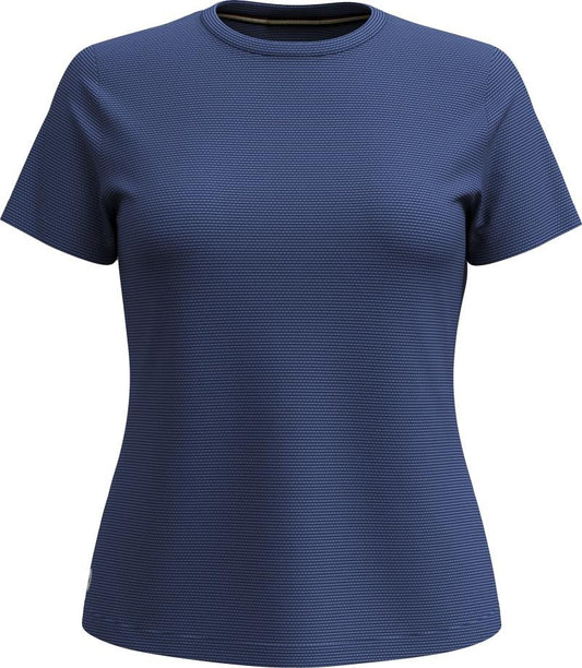 Active Mesh SS Tee - Womens - nightfall blue / deep navy 1