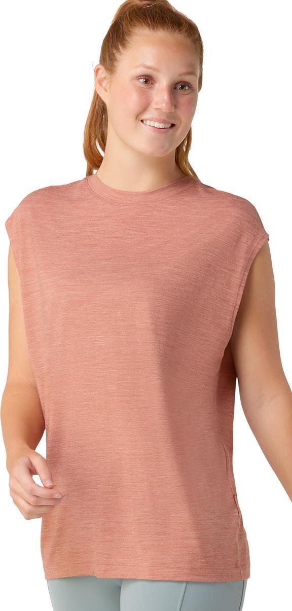 Active Muscle Tank - Womens - Copper Heather 2
