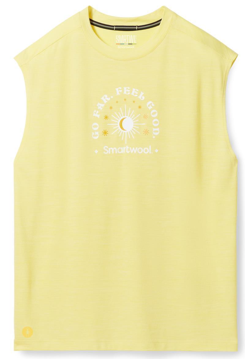 Active Muscle Tank - Womens - canary heather 1