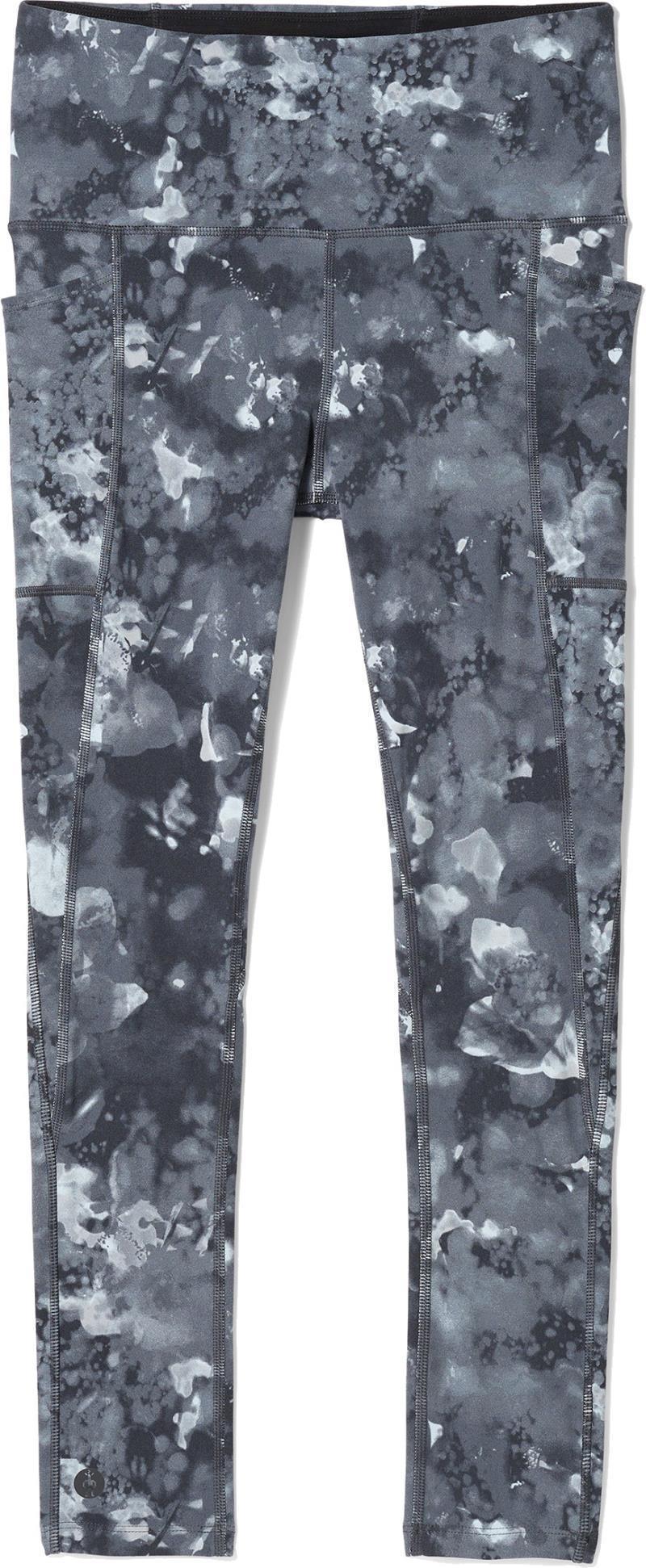 Active Printed 7/8 Leggings - Womens - Black Watercolor 1