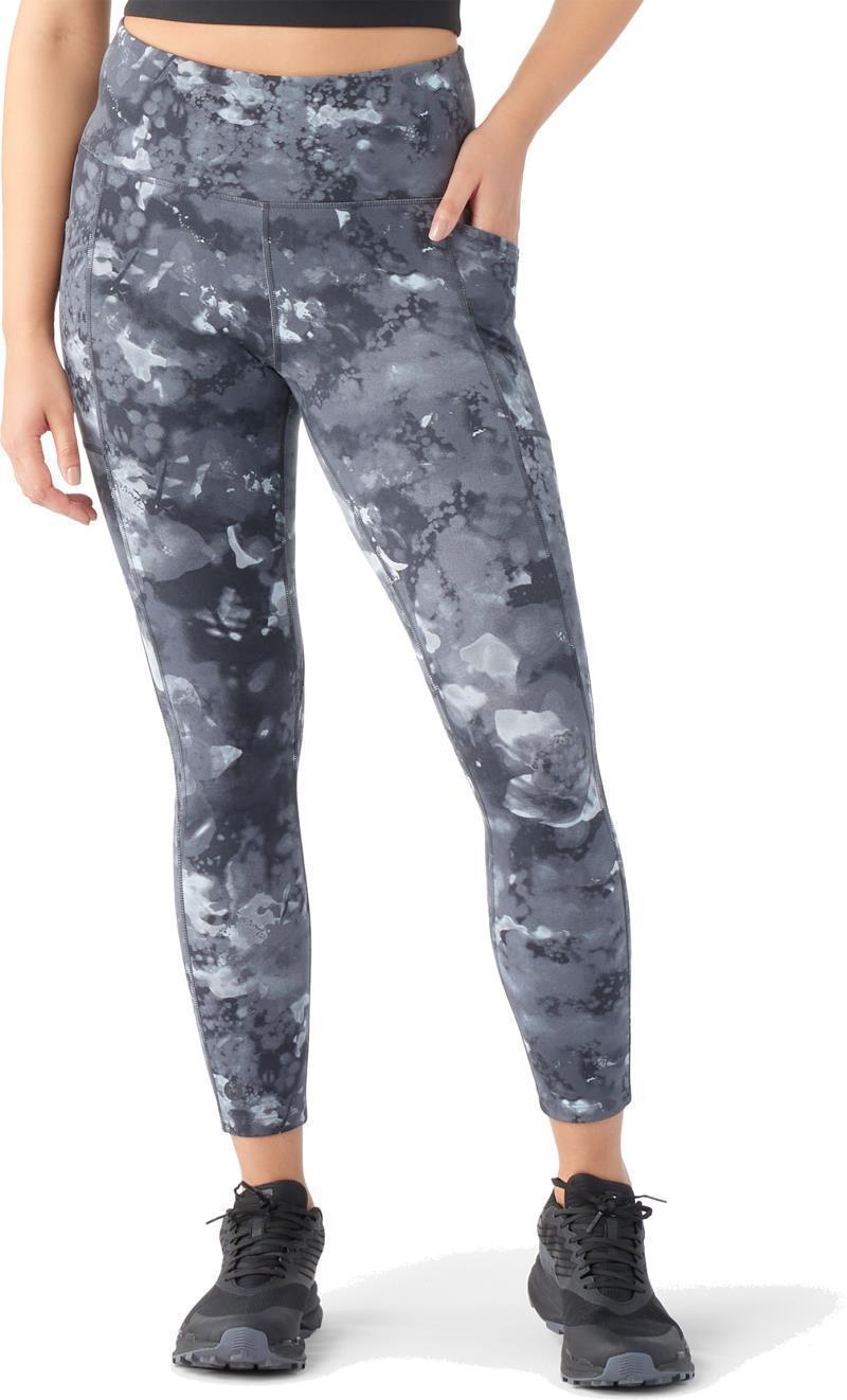 Active Printed 7/8 Leggings - Womens - Black Watercolor 2
