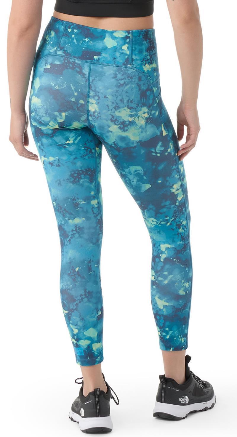 Active Printed 7/8 Leggings - Womens - Twilight Blue Watercolor 2